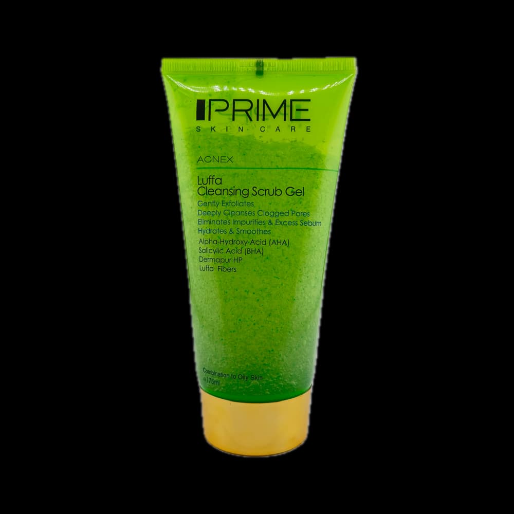 ژل پاک کننده اسکراب لوفا مناسب پوست مختلط تا چرب prime پرایم