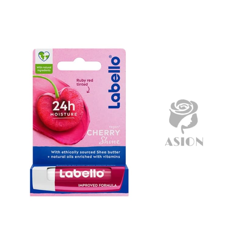 بالم لب استیکی گیلاس لابلو Labello Cherry Shine