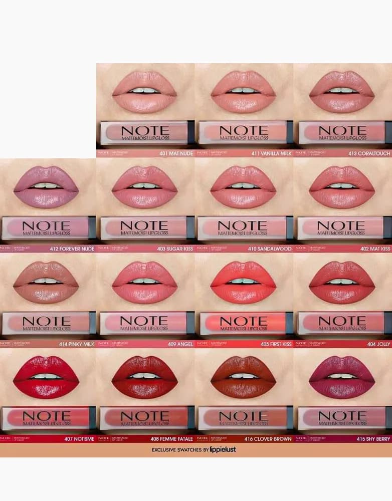 رژلب مایع نوت NOTE مدل MATTEMOIST — تصویر ۳