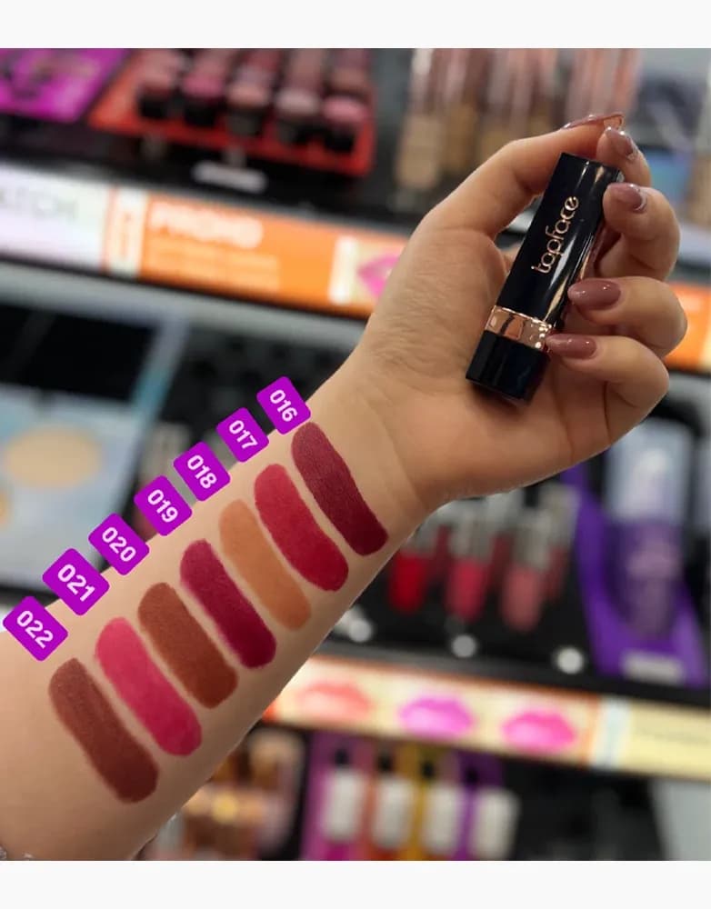 رژ لب جامد تاپ فیس مدل Instyle matte lipstick — تصویر ۴
