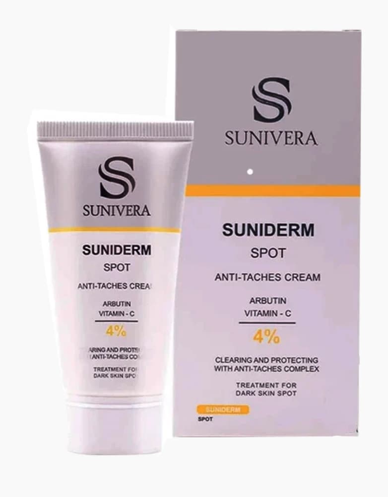 کرم ضد لک و روشن کننده سانیورا مدل Suniderm | حجم 30 میل — تصویر ۳