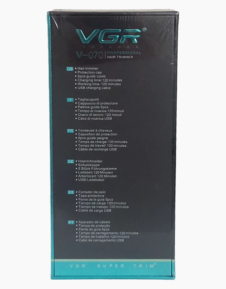 ماشین اصلاح سر و صورت VGR مدل V-070 — تصویر ۵