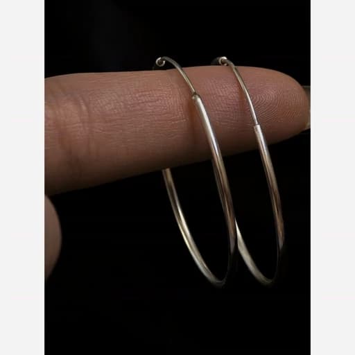 گوشواره نقره حلقه ای