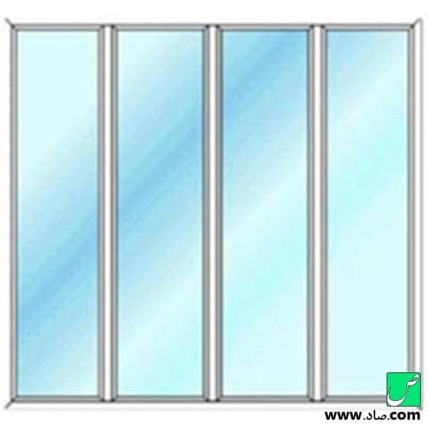 پنجره دوجداره مدل 2 یو پی وی سی — تصویر ۴