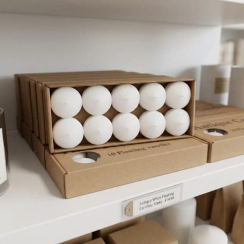 شمع شناور روی آب آنتیک کندلز (Antique Candles) بسته ۱۰ عددی — تصویر ۵