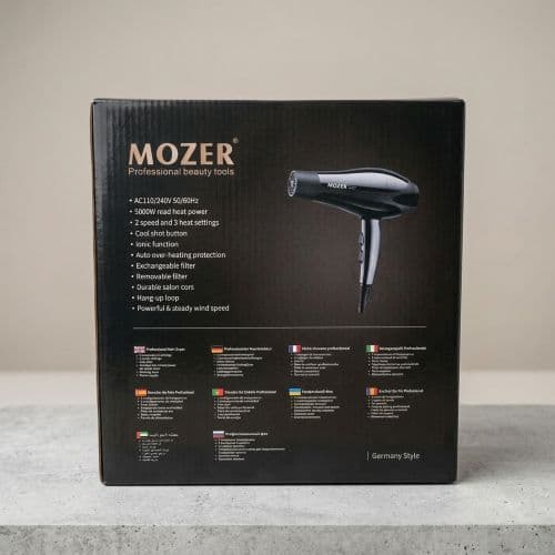 سشوار حرفه‌ای موزر مدل MZ-5920 توان ۵۰۰۰ وات — تصویر ۷