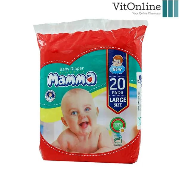پوشک بچه معمولی ماما سایز بزرگ 20 عدد