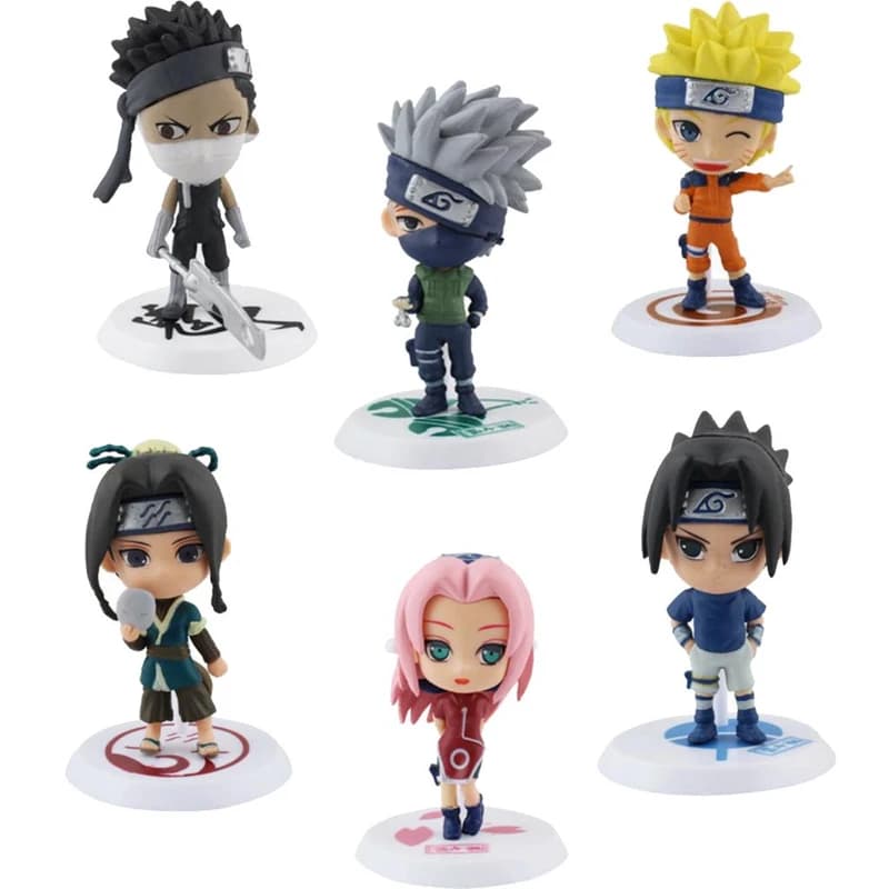 فیگور طرح انیمه مدل Narato Chibi بسته 6 عددی — تصویر ۶