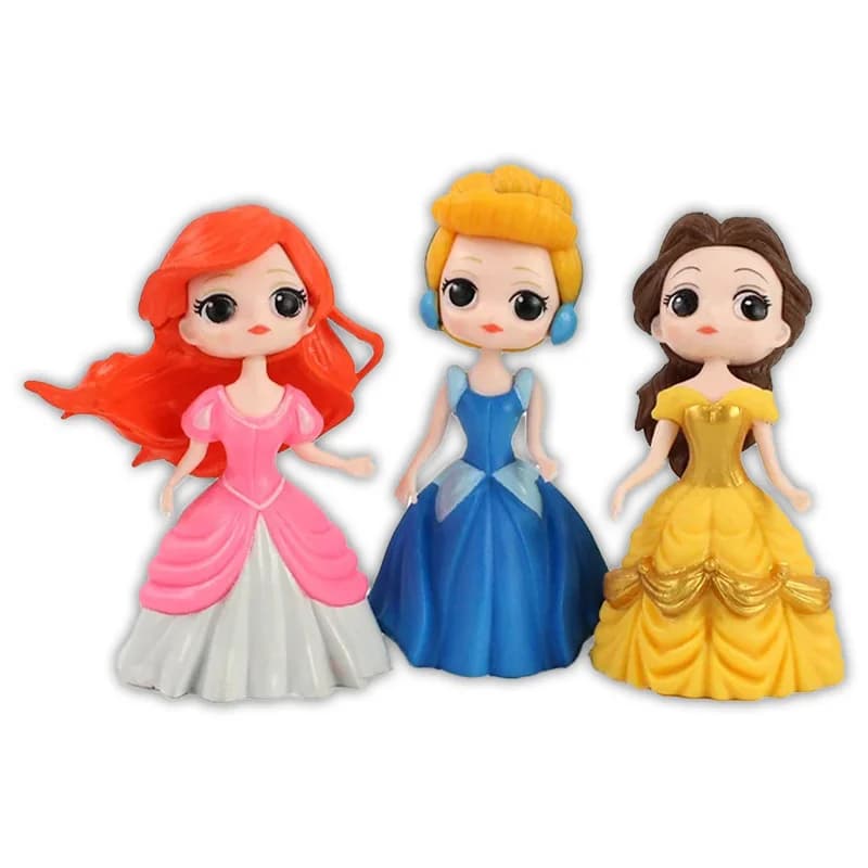 فیگور پرنسس های دیزنی Disney Princess مجموعه 6 عددی — تصویر ۴