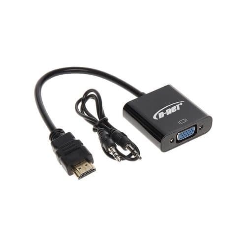 تبدیل HDMI به VGA دی نت مدل DT-403 همراه پورت تامین برق