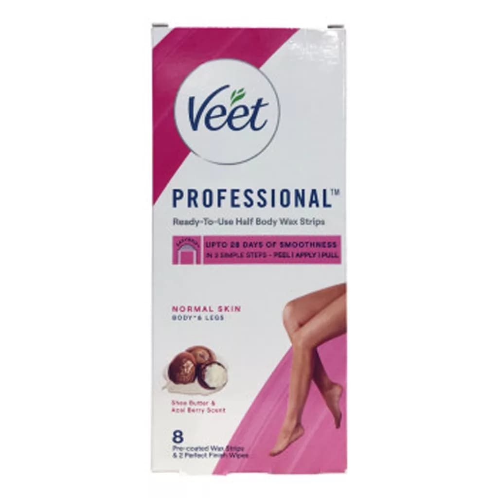 چسب موبر بدن ویت Veet برای پوست نرمال Normal Skin بسته 8 عددی — تصویر ۳
