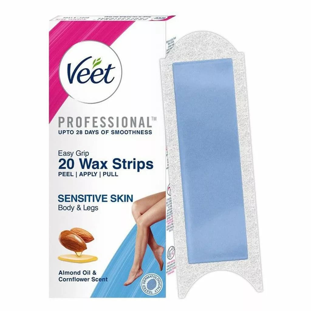 چسب موبر ویت Veet برای پوست حساس Sensitive Skin بسته 20 عددی — تصویر ۵