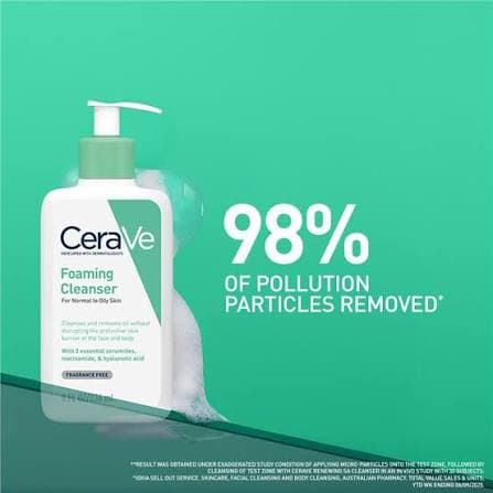 فوم شستشوی سراوی مناسب پوست نرمال تا چرب 236 میل – Cerave Foaming Cleanser 236ml — تصویر ۵