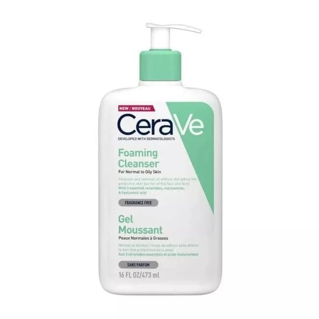 فوم شستشوی سراوی مناسب پوست نرمال تا چرب 473 میل – Cerave Foaming Cleanser 473ml — تصویر ۴