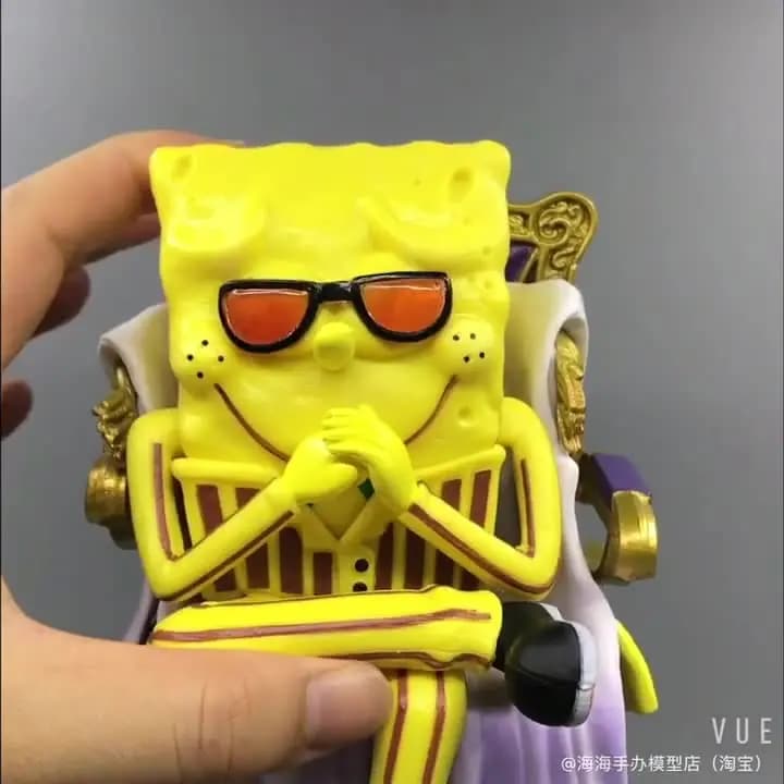 فیگور باب اسفنجی Spongebob طرح وان پیس One Piece — تصویر ۴