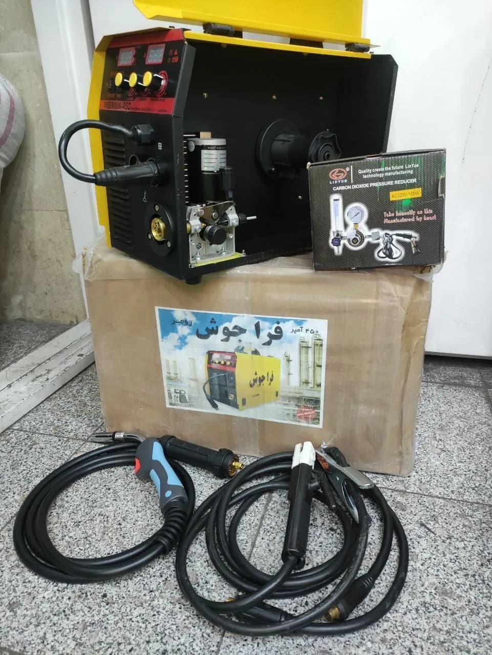 دستگاه جوش CO2 چهارکاره 450 موتور بزرگ فراجوش مدل MIG-MMA-450 — تصویر ۵