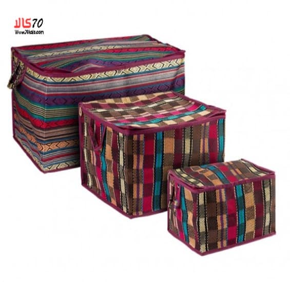 بقچه لباس طرح جاجیم سایز 2 کد S 445 — تصویر ۳