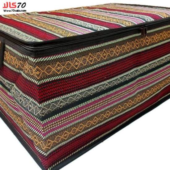 بقچه لباس طرح جاجیم سایز 6 کد J 3324 — تصویر ۲