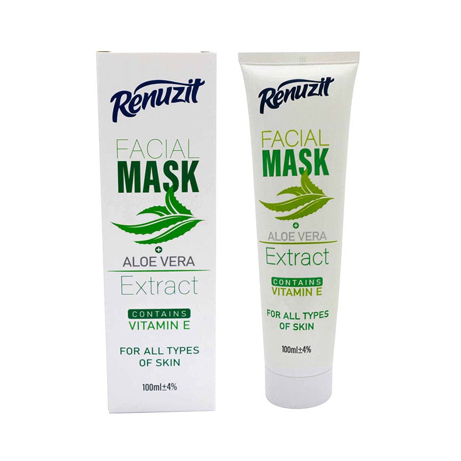 ماسک صورت آلوئه ورا تیوپی 100 میل RENUZIT — تصویر ۲