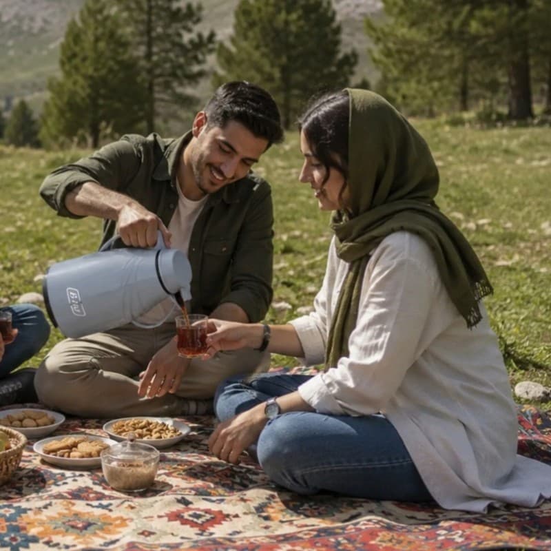 فلاسک 1 لیتری 48 ساعته بیتا کد O 2048 — تصویر ۲