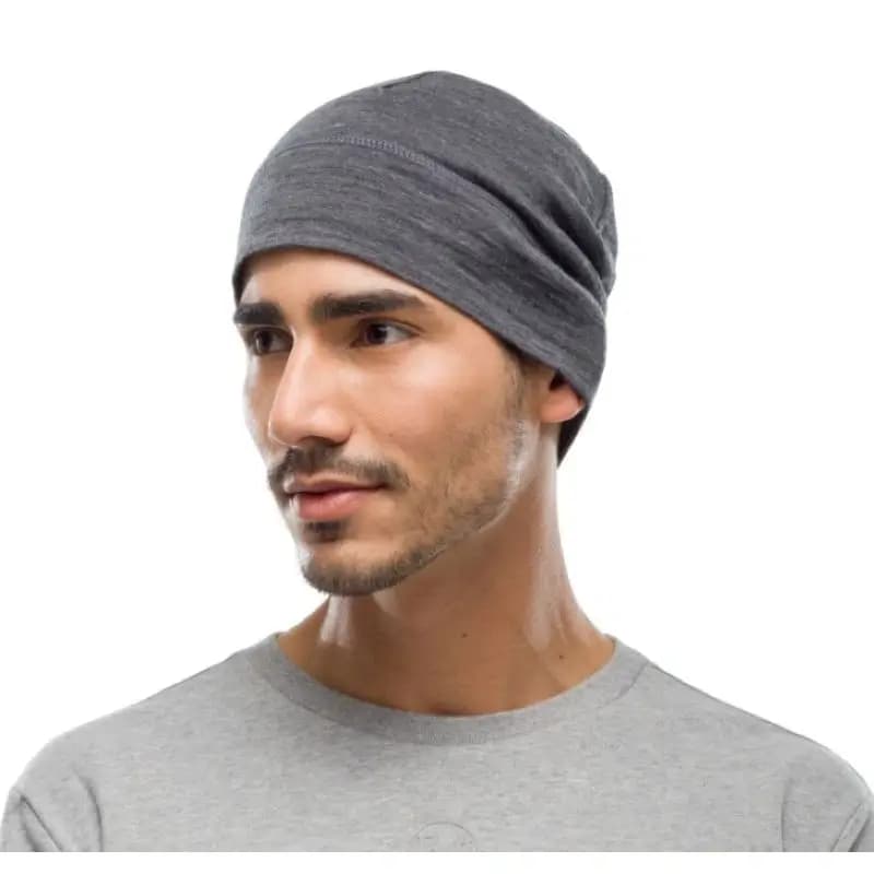 کلاه باف مدل merino light weight beinei solid grey — تصویر ۶