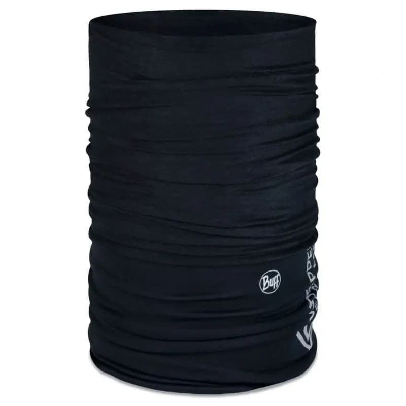 دستمال سر و گردن باف مدل thermonet solid black — تصویر ۳