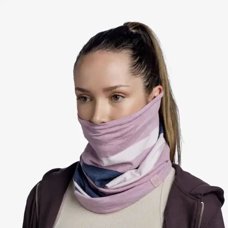 دستمال سر و گردن باف مدل merino move pansy — تصویر ۱۰