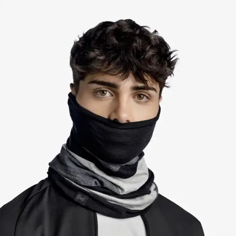 دستمال سر و گردن باف مدل merino move graphite — تصویر ۷