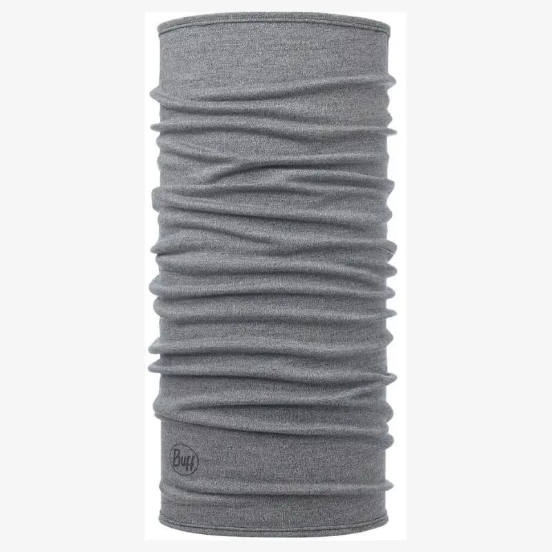 دستمال سر و گردن باف مدل merino light weight solid light grey — تصویر ۳