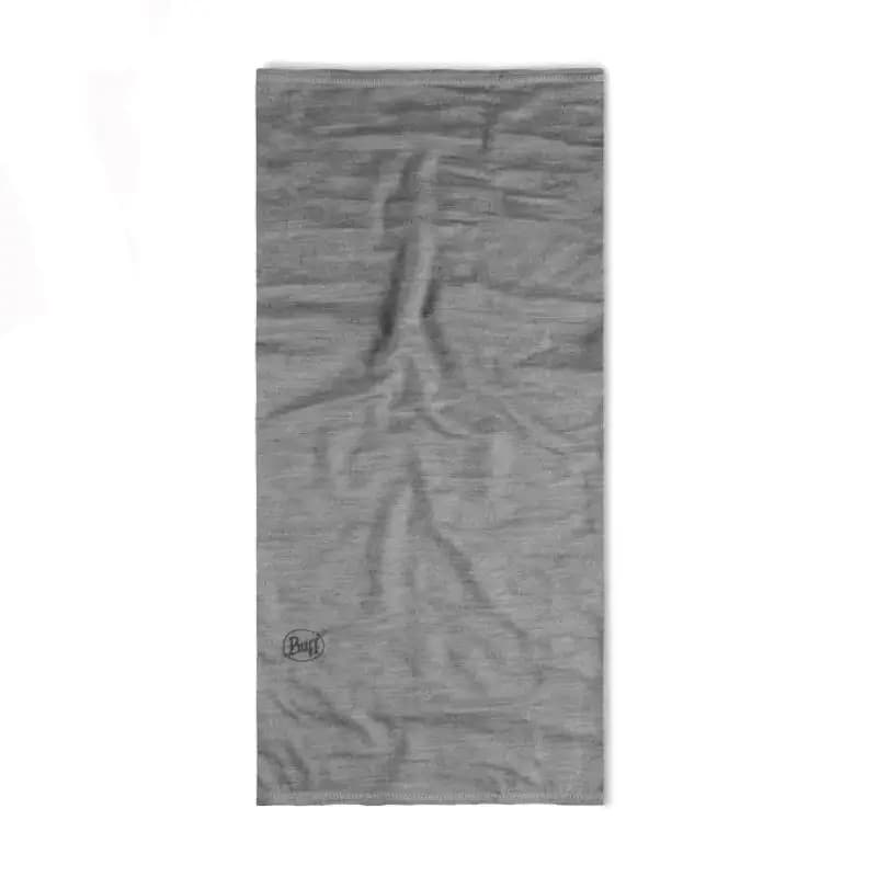 دستمال سر و گردن باف مدل merino light weight solid light grey — تصویر ۲