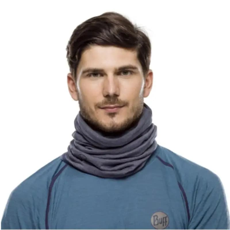 دستمال سر و گردن باف merino light weight multistries light denim — تصویر ۲