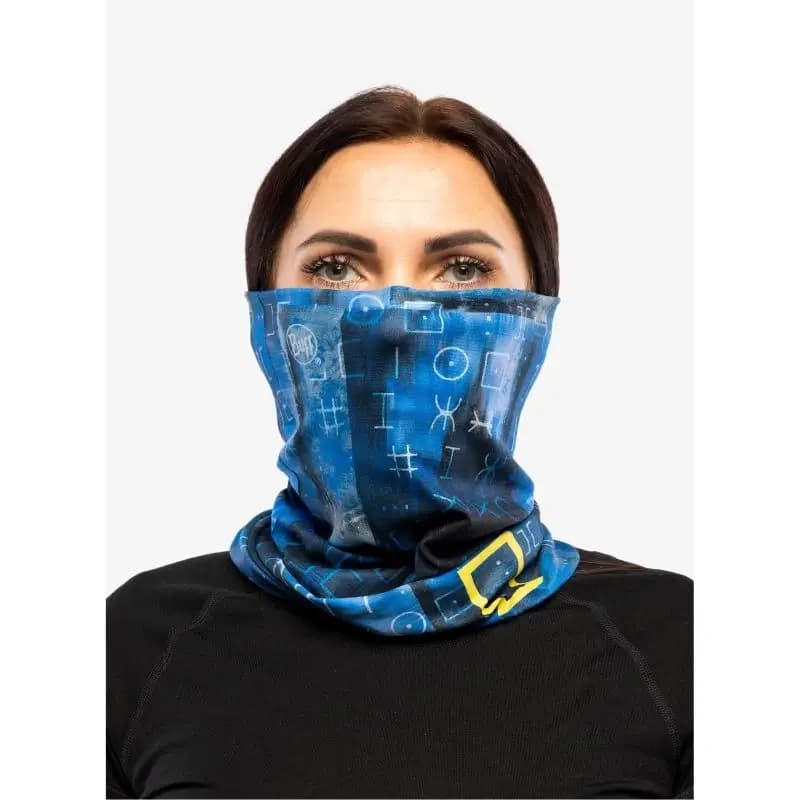 دستمال سر و گردن باف مدل coolnet unrel blue — تصویر ۳