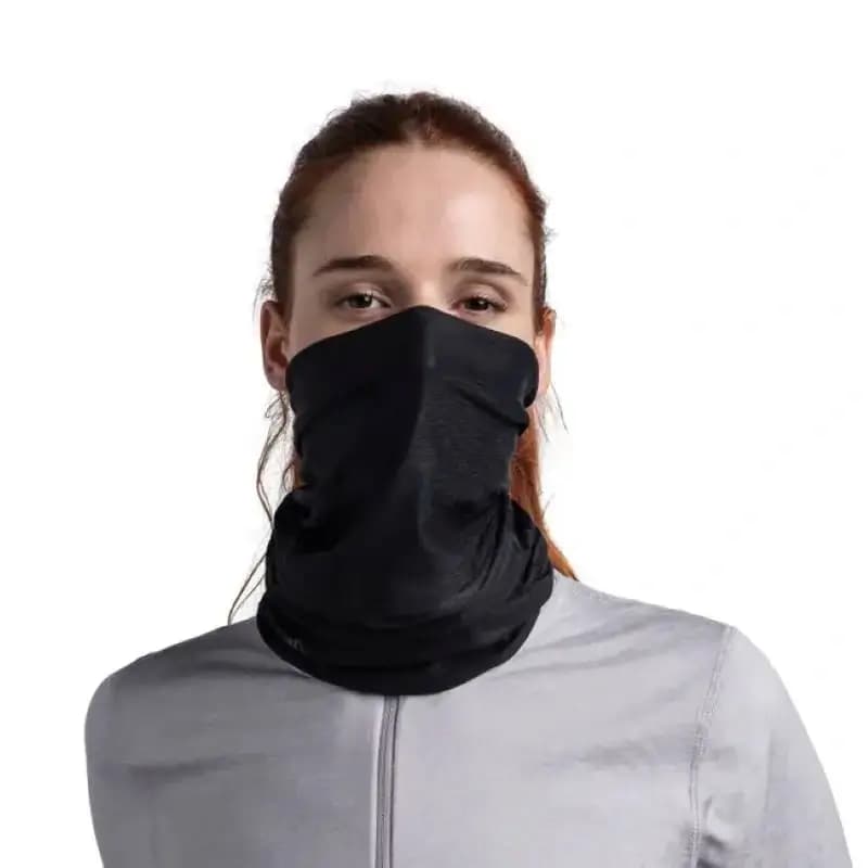 دستمال سر و گردن باف مدل coolnet solid black — تصویر ۱۰
