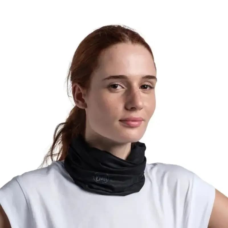 دستمال سر و گردن باف مدل coolnet solid black — تصویر ۳