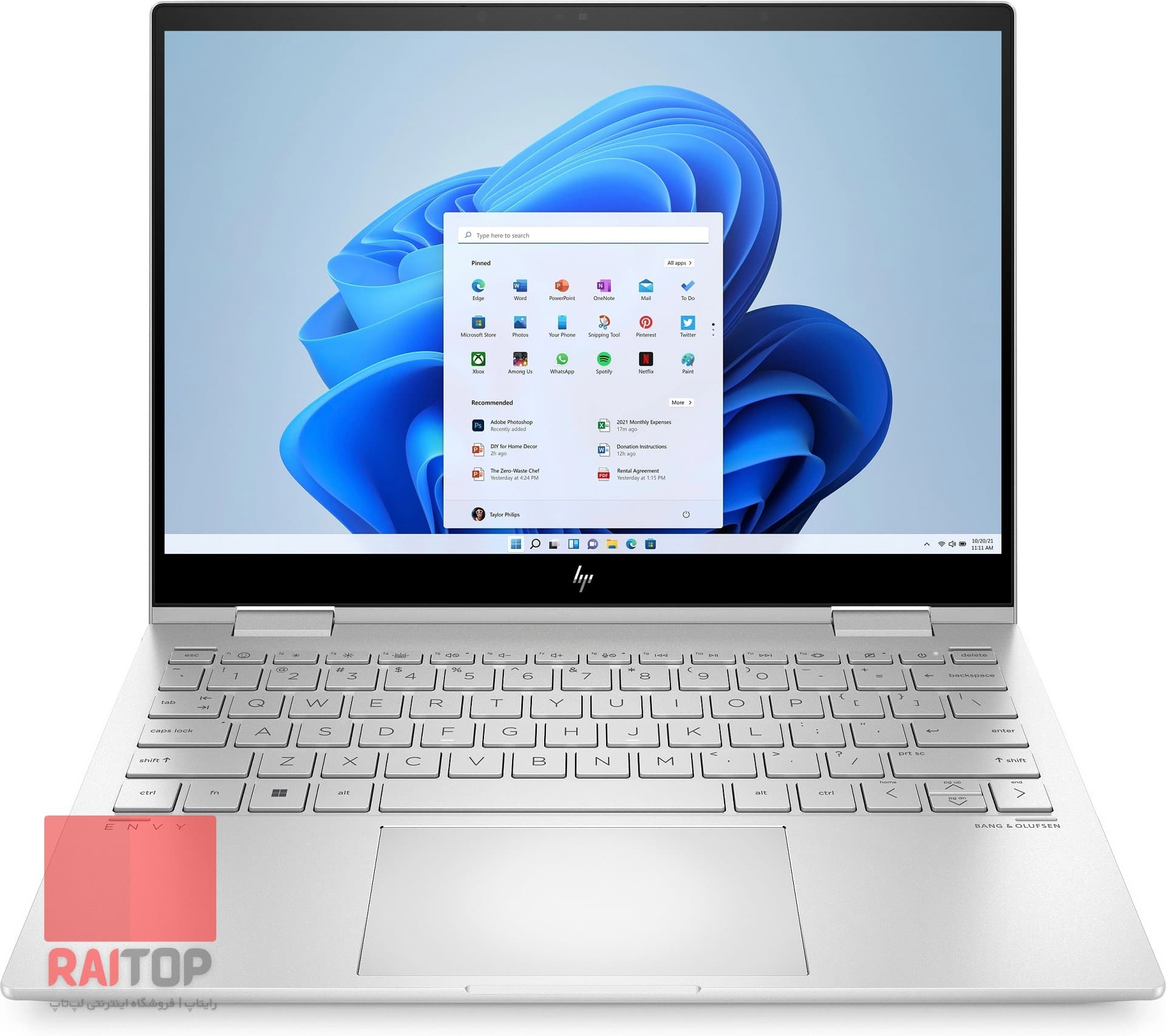 لپ تاپ 2 در 1 HP مدل Envy x360 13-bf0 — تصویر ۹