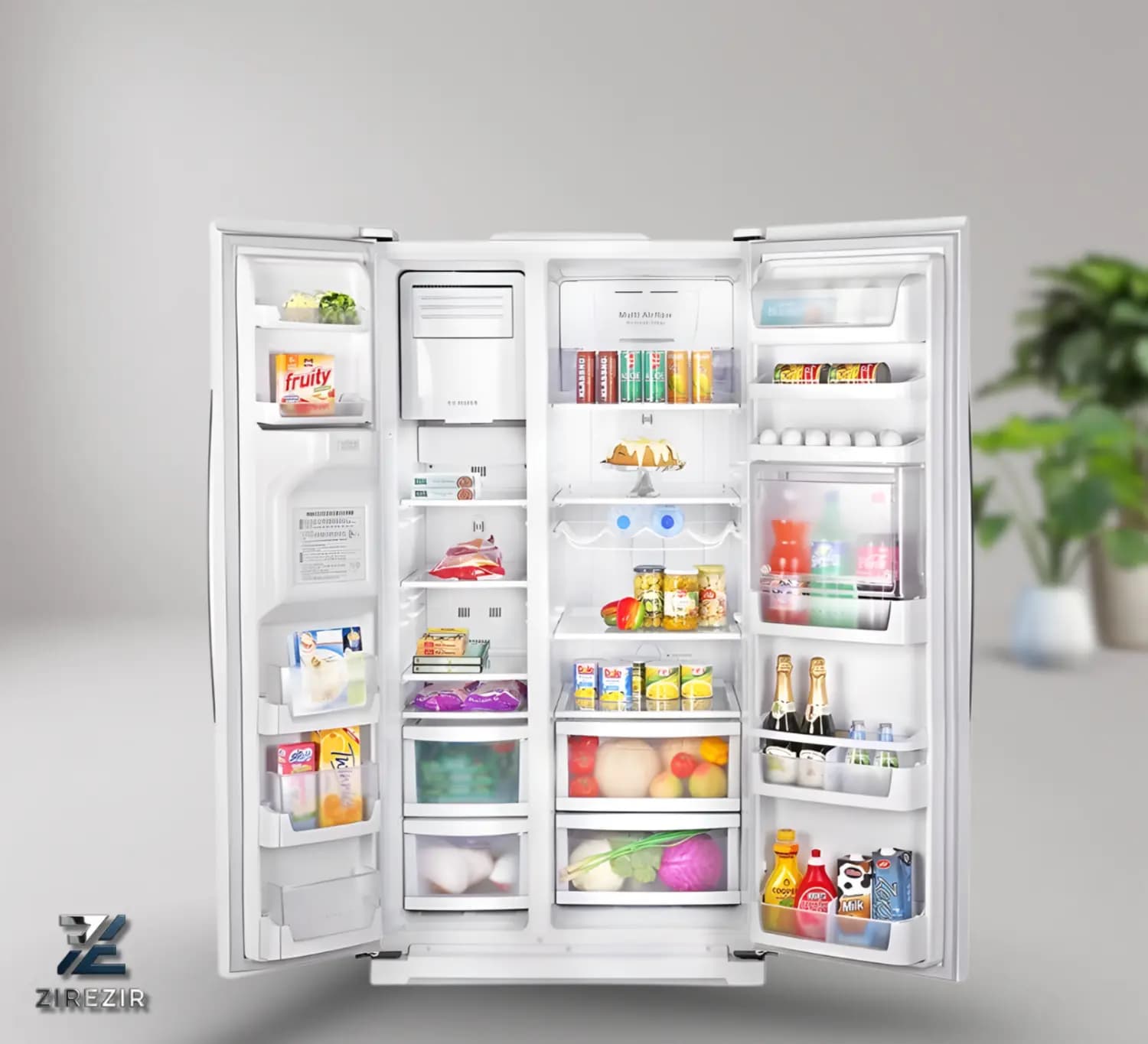 یخچال و فریز ساید بای ساید امرسان ۳۲ فوت مدل NRF3292D — تصویر ۴