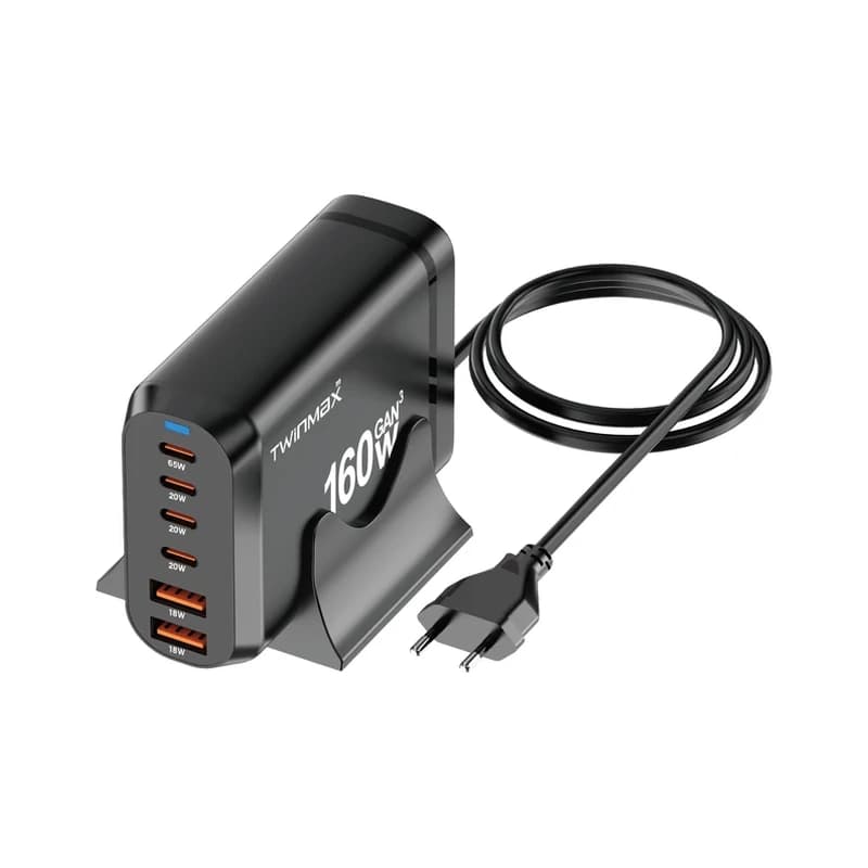 شارژر رومیزی 160 وات شش پورت تویین مکس مدل MV-32 — تصویر ۴