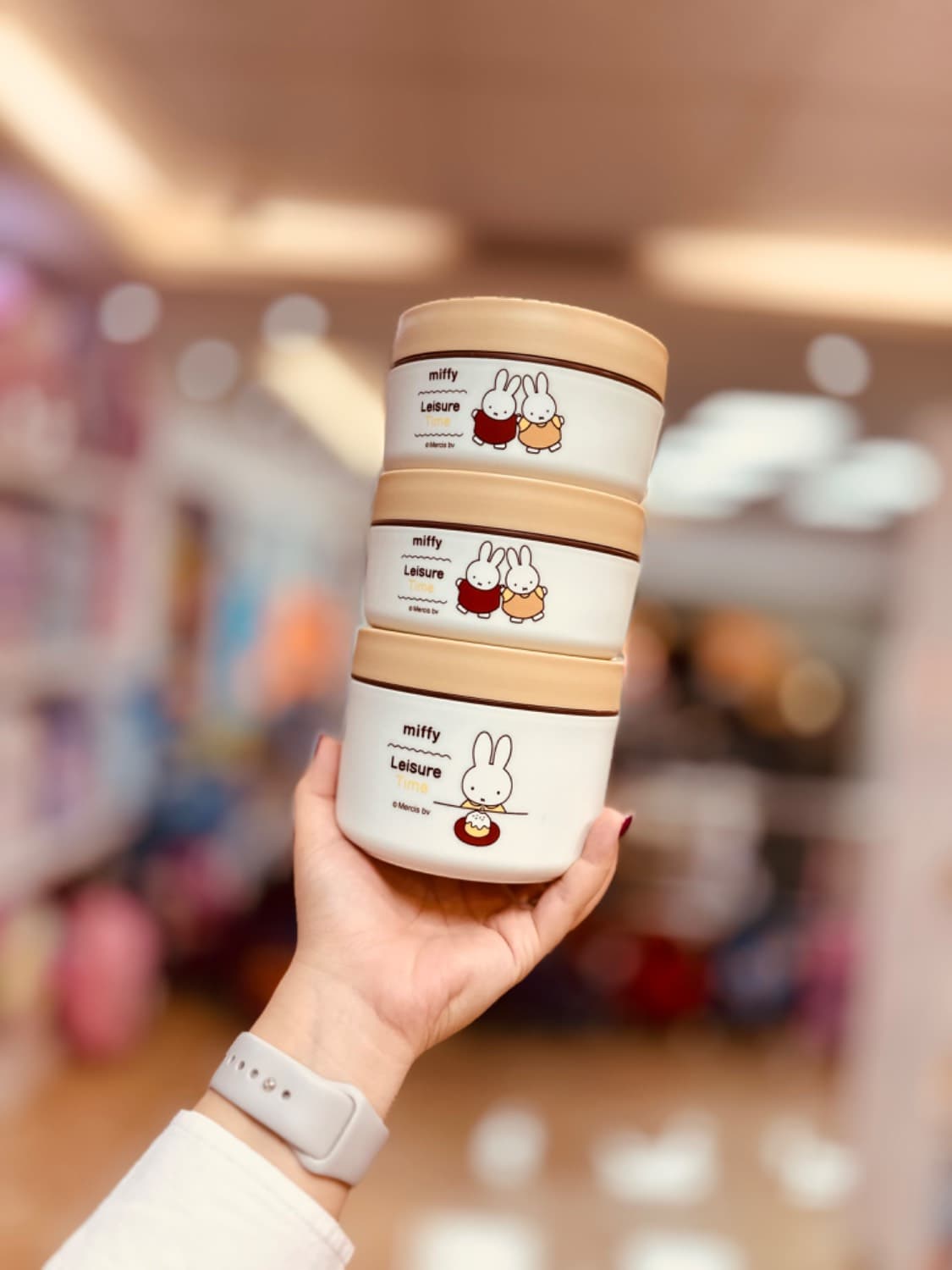ظرف غذا استیل 3 طبقه Miffy — تصویر ۱۱