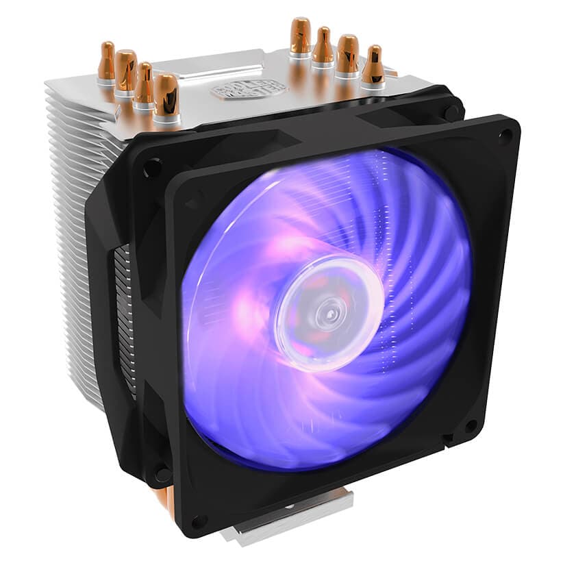 خنک کننده بادی پردازنده کولر مستر Cooler Master Hyper H410R RGB — تصویر ۴