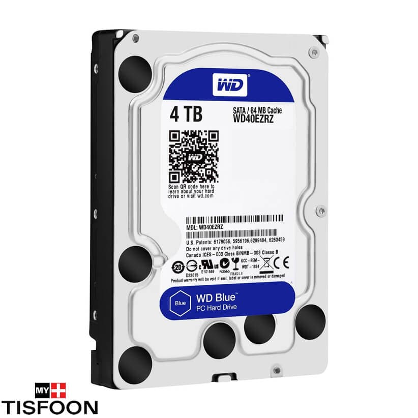 هارددیسک اینترنال وسترن دیجیتال مدل Blue WD40EZRZ ظرفیت ۴ ترابایت — تصویر ۲