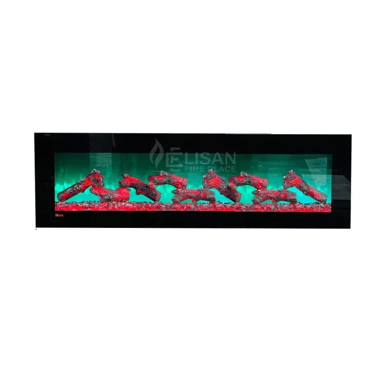 شومینه برقی 190*50 باهیزم سه بعدی | شومینه مدرن و کم مصرف — تصویر ۶