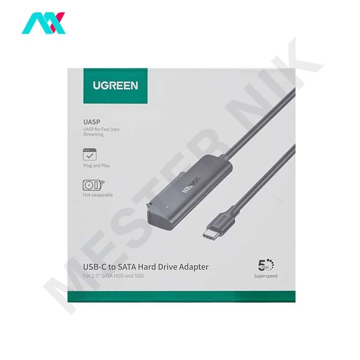مبدل USB-C به SATA III یوگرین مدل CM321- 70610 — تصویر ۴