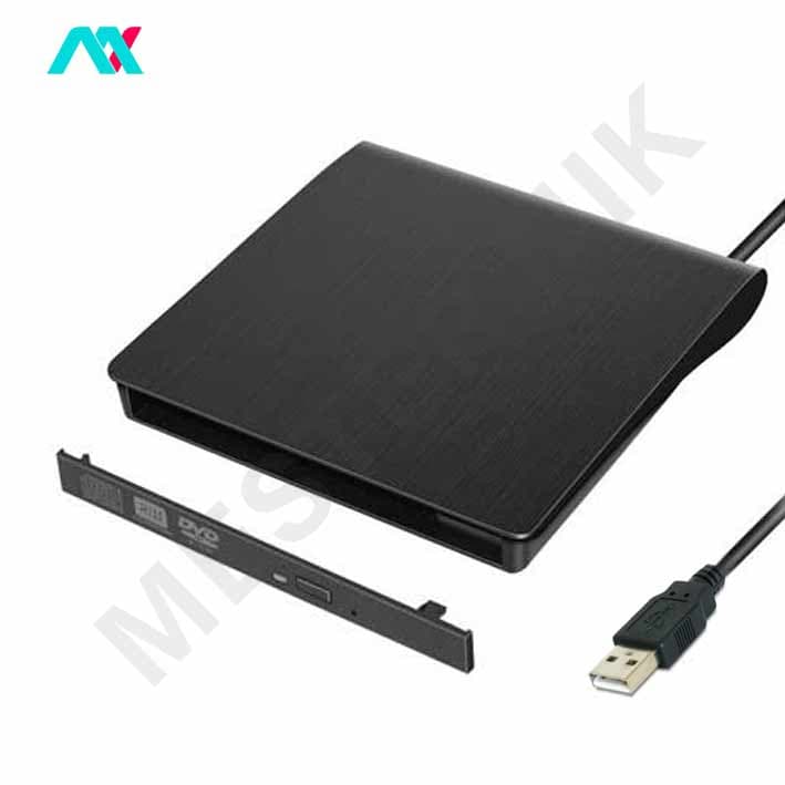 قاب باکس DVD رایتر اکسترنال لپ‌تاپ USB2.0 سایز 9.5 میلی متر — تصویر ۴