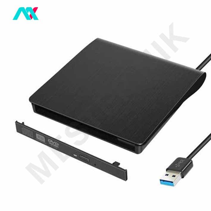قاب باکس DVD رایتر اکسترنال لپ‌تاپ USB3.0 سایز 9.5 میلی متر — تصویر ۴