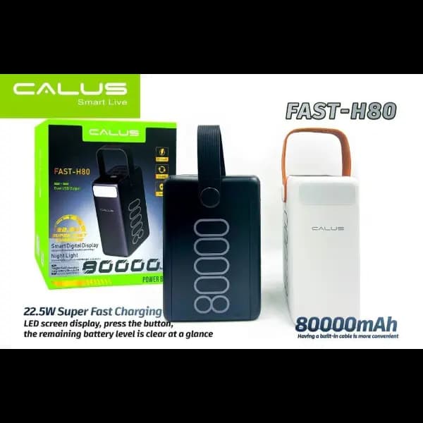 پاوربانک اورجینال 80 هزار CALUS FAST CL-80 — تصویر ۳