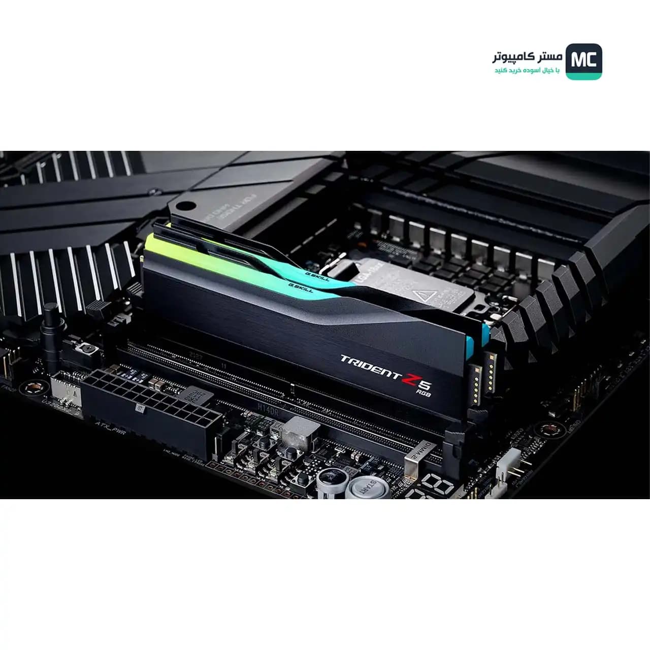 رم جی اسکیل Trident Z5 RGB Black 32GB 16GBx2 6000MHz CL36 DDR5 — تصویر ۵