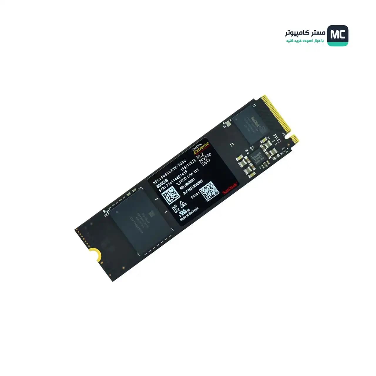 حافظه اس اس دی سن دیسک SanDisk Extreme M.2 NVMe 500GB — تصویر ۸