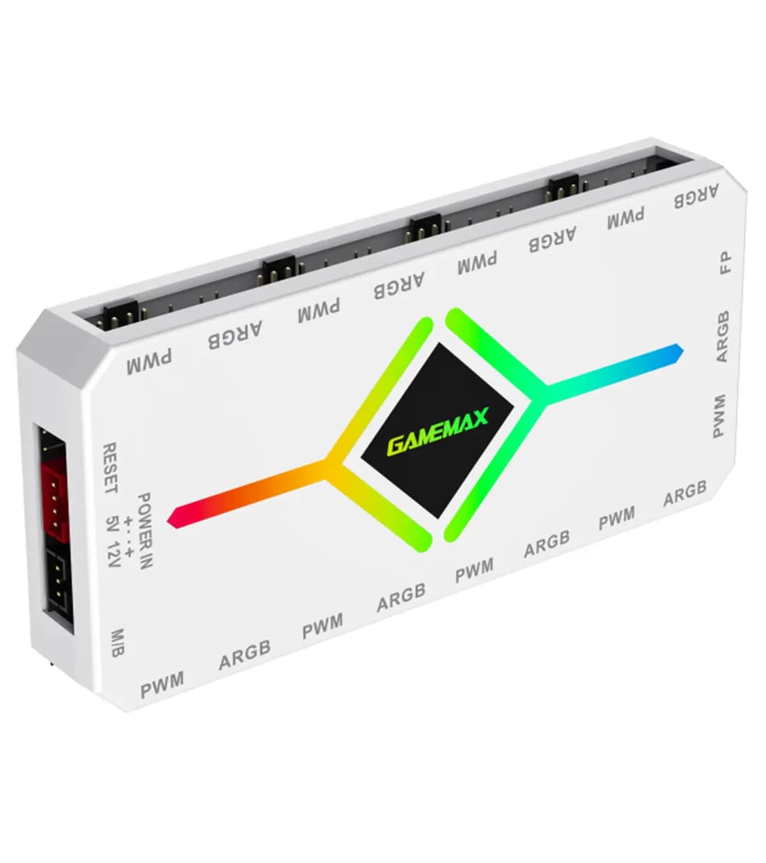 کنترل نورپردازی و سرعت فن گیم مکس V4.0 ARGB HUB PWM WT — تصویر ۹