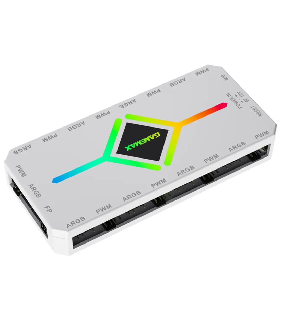 کنترل نورپردازی و سرعت فن گیم مکس V4.0 ARGB HUB PWM WT — تصویر ۱۲