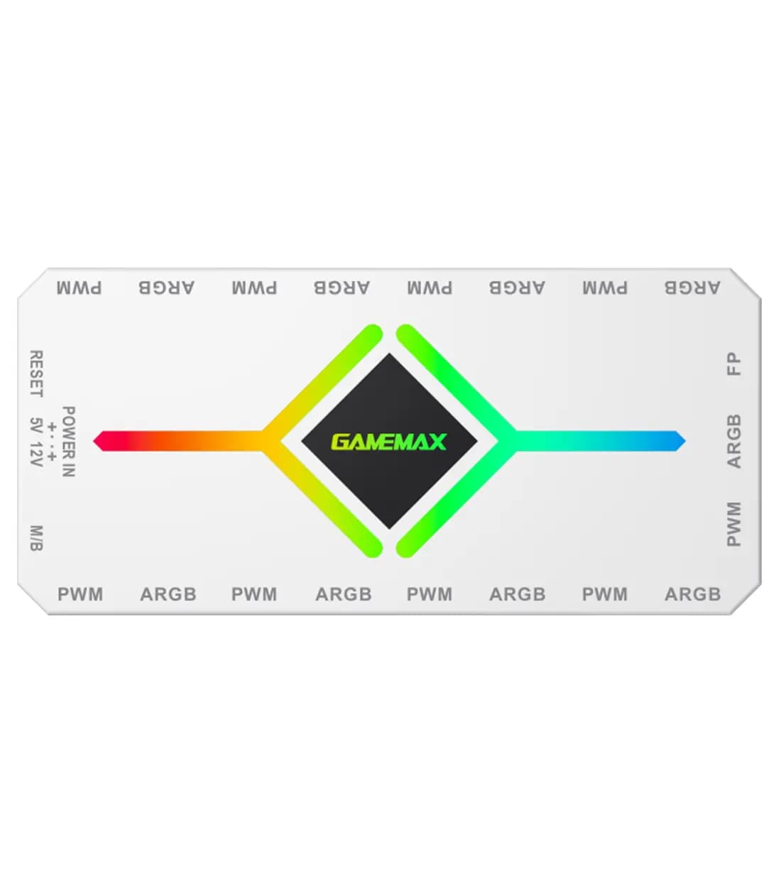 کنترل نورپردازی و سرعت فن گیم مکس V4.0 ARGB HUB PWM WT — تصویر ۱۱